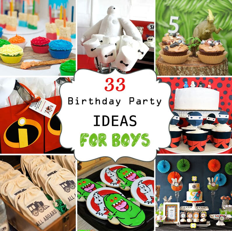 Ideas For Boy Birthday Party
 33 Awesome Birthday Party Ideas for Boys