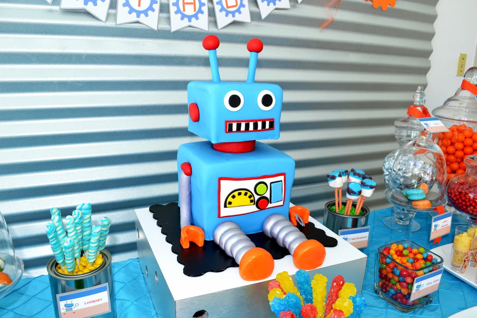 Ideas For Boy Birthday Party
 Partylicious Events PR Birthdays Robot Party