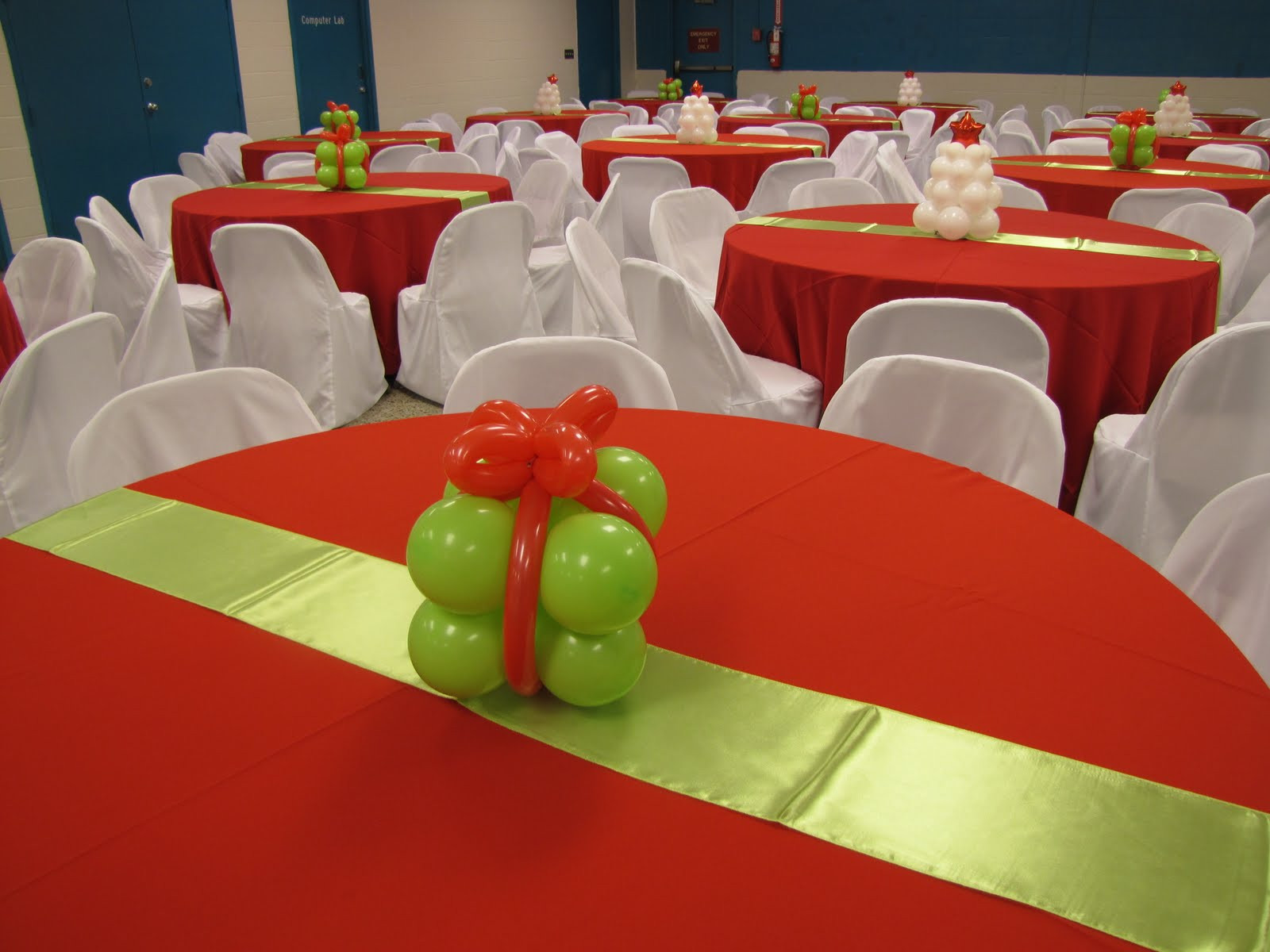Ideas For Company Christmas Party
 Party People Event Decorating pany Lime and Red