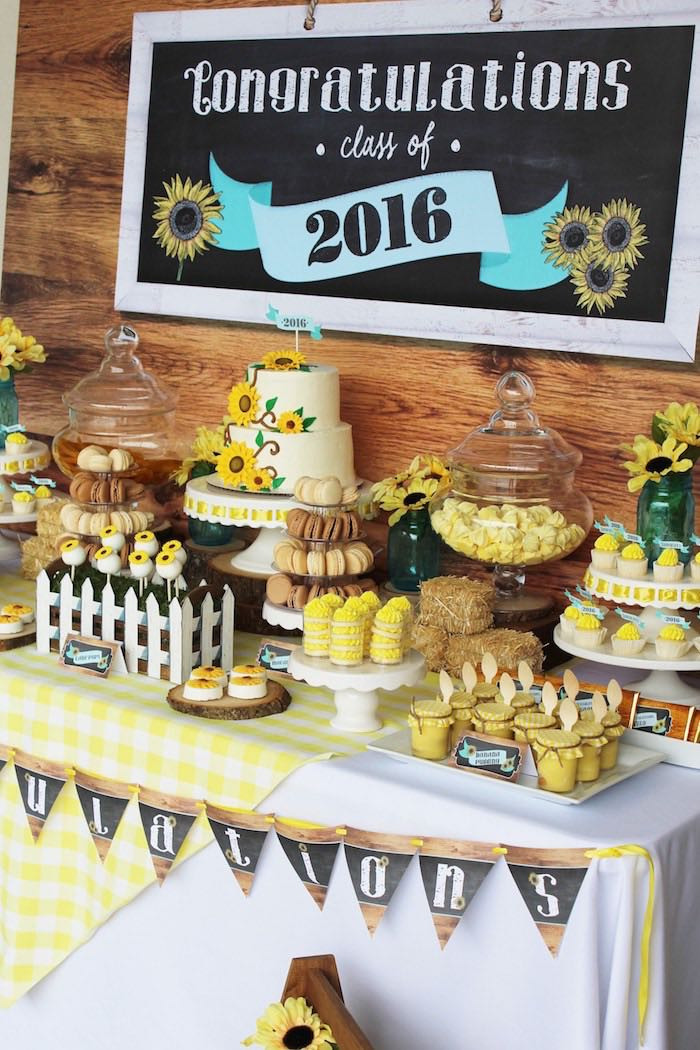 Ideas For Decorating For A Graduation Party
 Kara s Party Ideas Country Fair Graduation Party