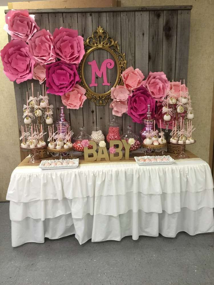 Ideas For Girl Baby Shower Decorations
 It s a girl Baby Shower Party Ideas Party Ideas