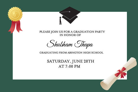 Ideas For Graduation Party Invitations
 Graduation Party Invitations