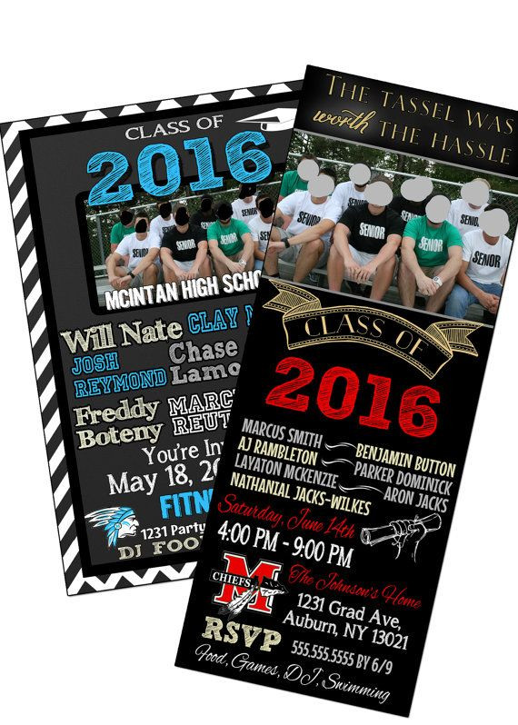 Ideas For Graduation Party Invitations
 Group graduation party invite group by CustomPrintablesNY