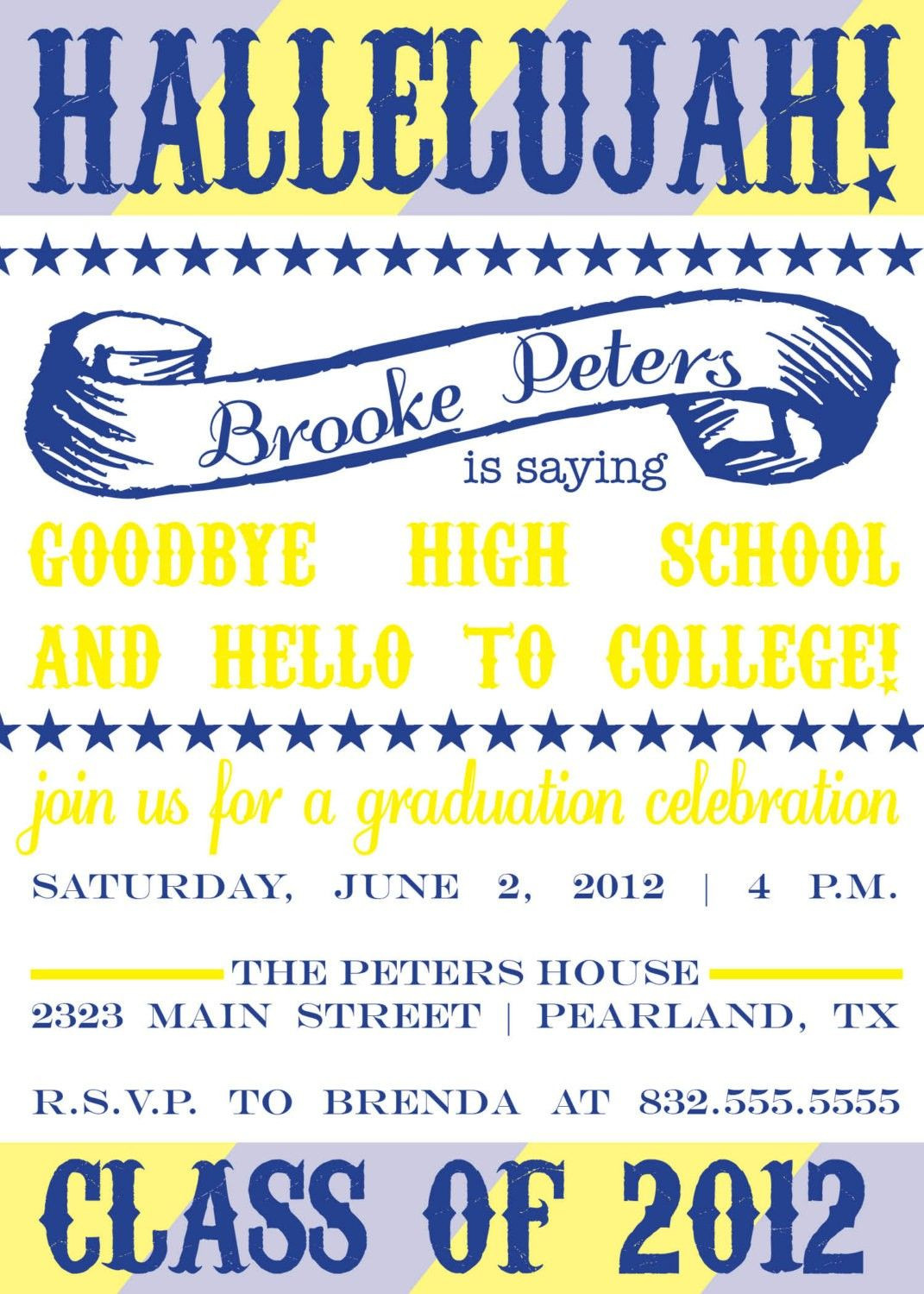 Ideas For Graduation Party Invitations
 high school graduation party ideas Tweet
