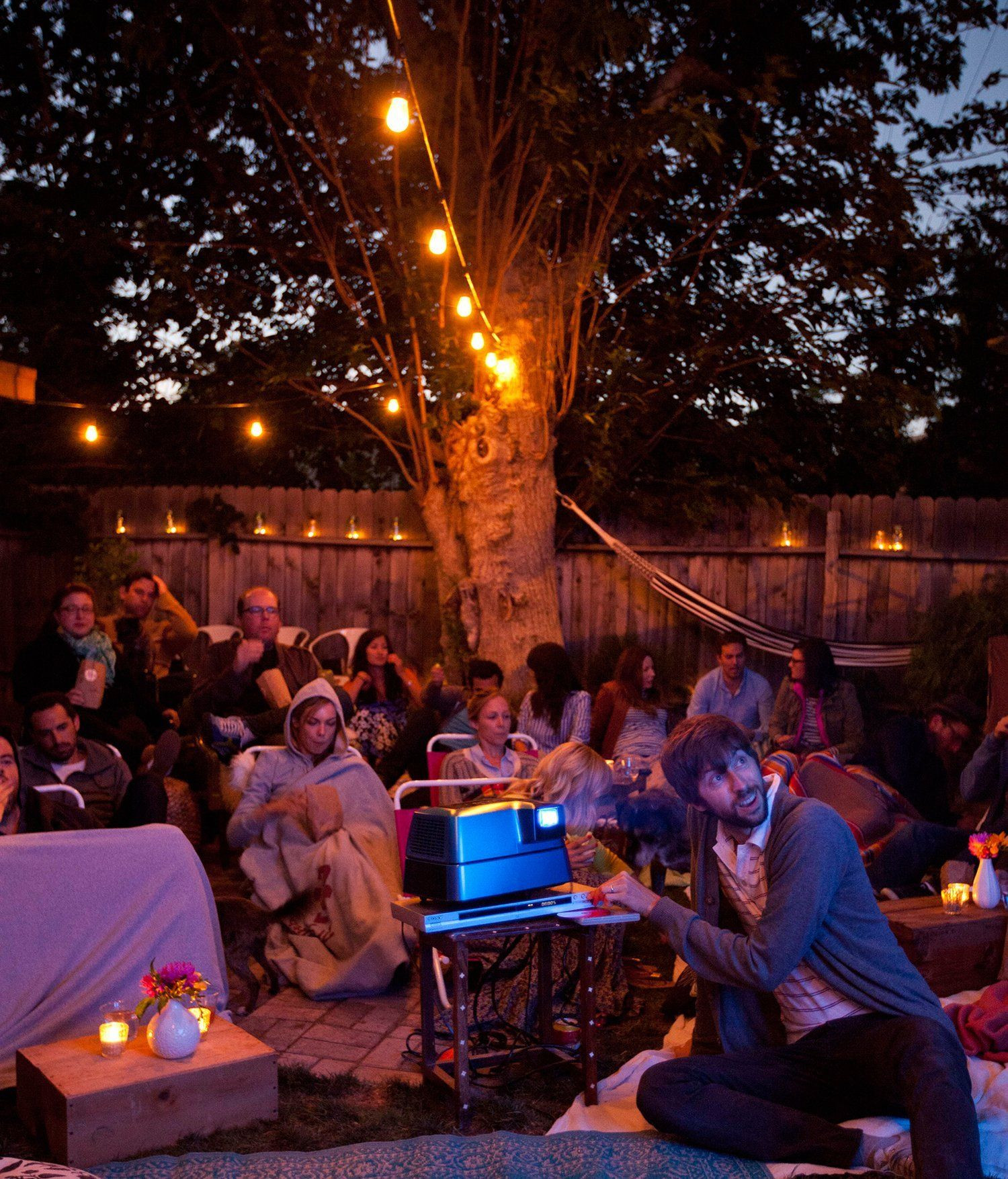 Ideas For Halloween Party In Backyard
 An Outdoor Movie Party