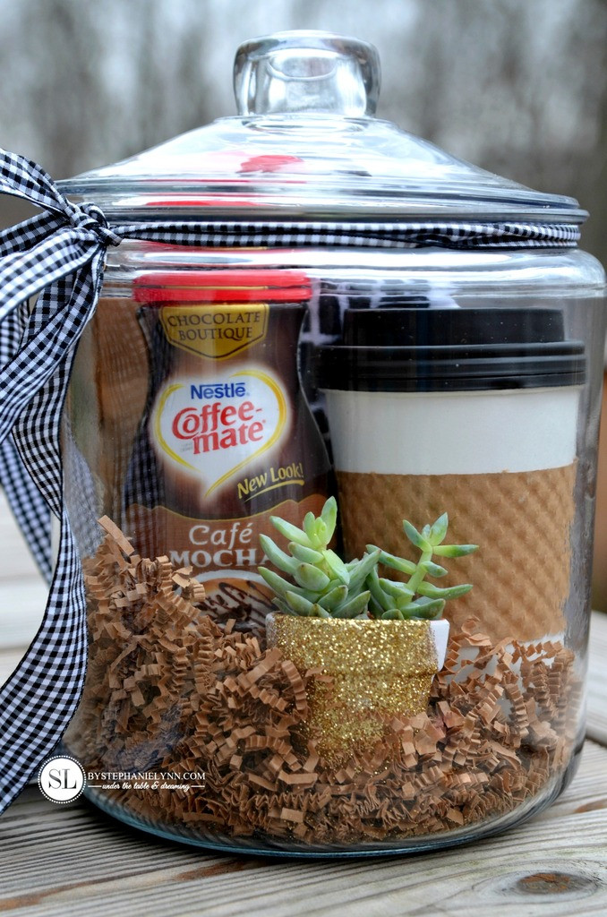 Ideas For Making A Coffee Gift Basket
 Coffee Gift Basket BigDIYIdeas
