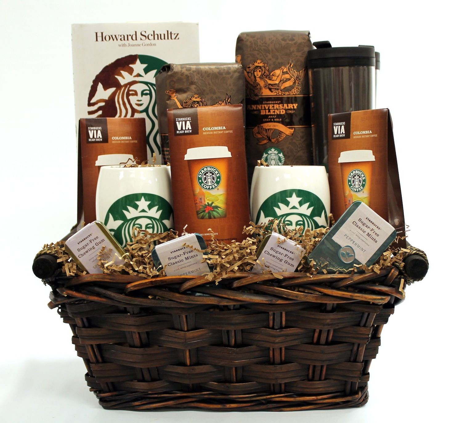 Ideas For Making A Coffee Gift Basket
 For the coffee enthusiast a Starbucks t basket