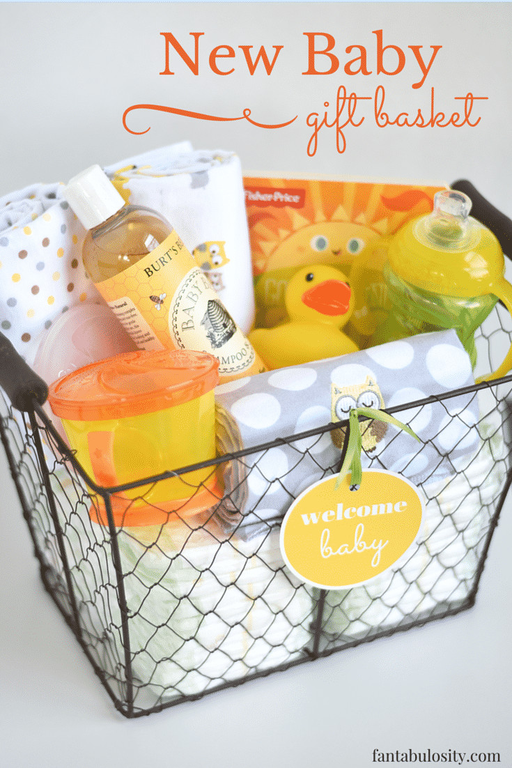 Ideas For New Baby Gift
 DIY New Baby Gift Basket Idea and Free Printable