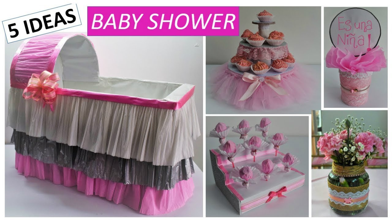Ideas Para Baby Shower Niña Decoracion
 5 Ideas Fáciles y Económicas BABY SHOWER NIÑA