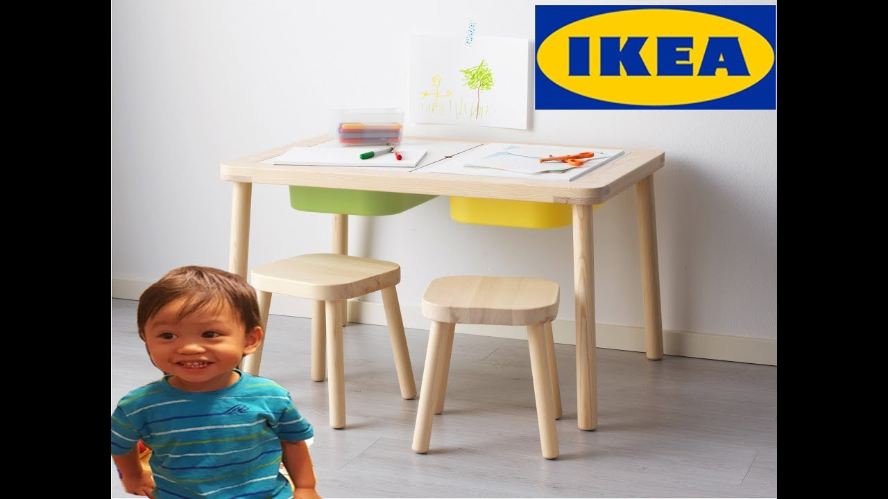 Ikea Kids Table
 IKEA Flisat Children s Table unbox and review