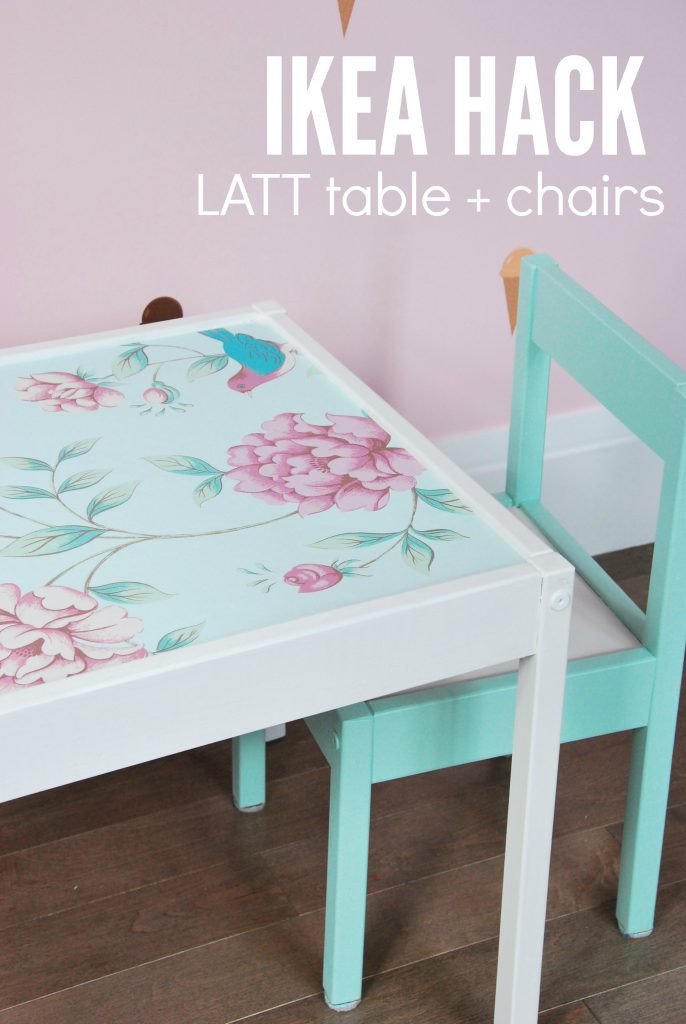 Ikea Kids Table
 IKEA hack Latt Table and Chairs for Kids the sweetest digs