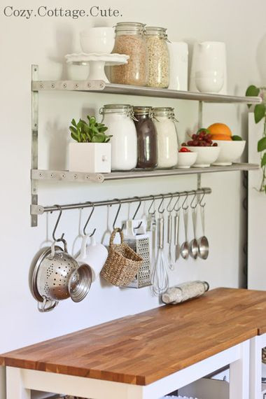 Ikea Kitchen Wall Shelves
 10 Space Saving Hacks for Your Tiny Kitchen DIY