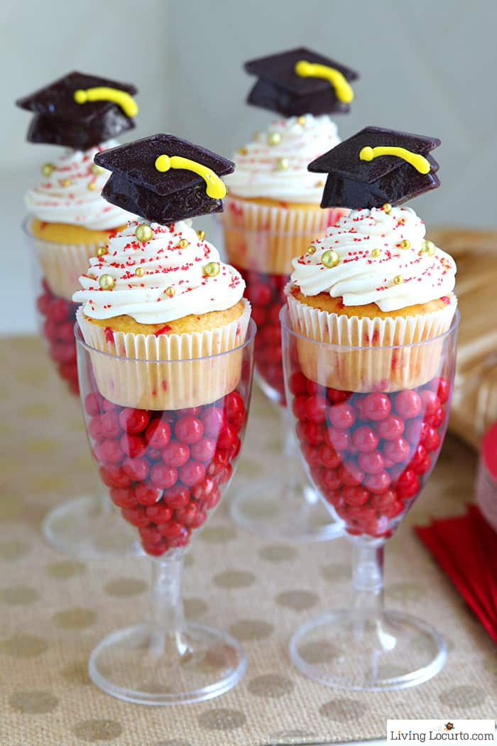 Images Of Graduation Party Ideas
 Funfetti Graduation Cupcakes