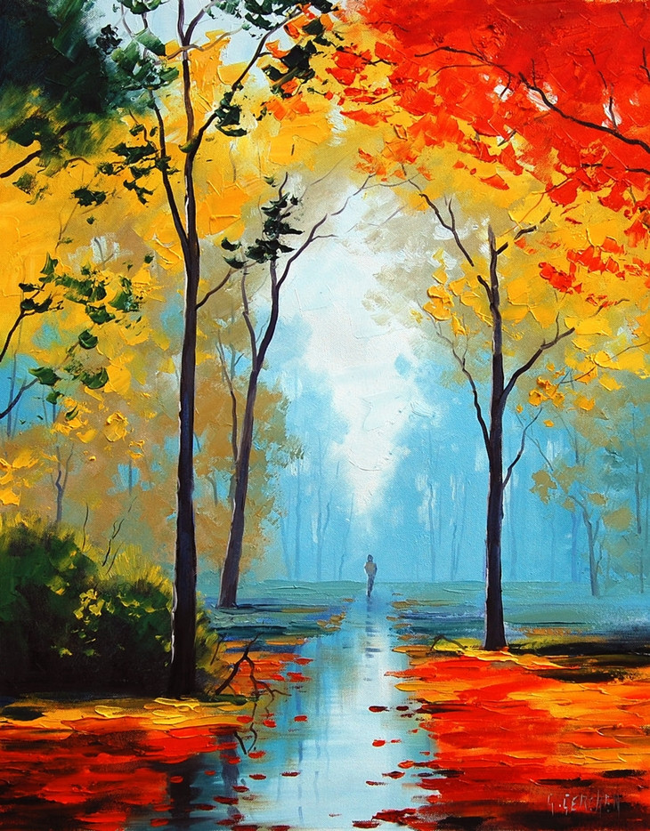 Impressionist Landscape Paintings
 COSICAS VARIAS Silent Autumn