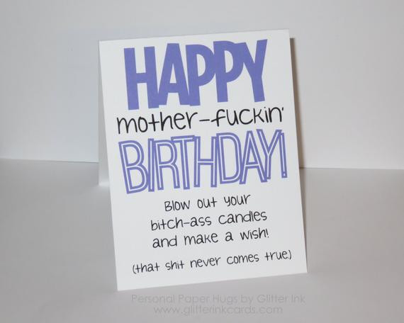 Inappropriate Birthday Wishes
 Happy Birthday Inappropriate Birthday card Funny Birthday