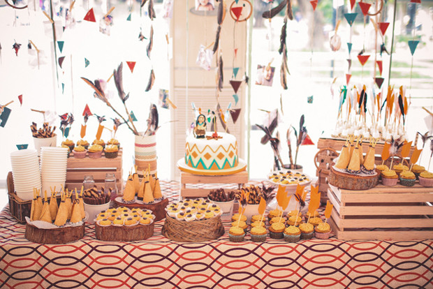 Indian Birthday Party
 Little Indian Inspired 1st Birthday Party e Charming Day