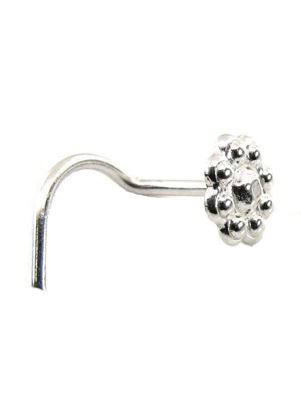 Indian Body Jewelry
 Ethnic Indian Sterling Silver Body Piercing Jewelry Nose