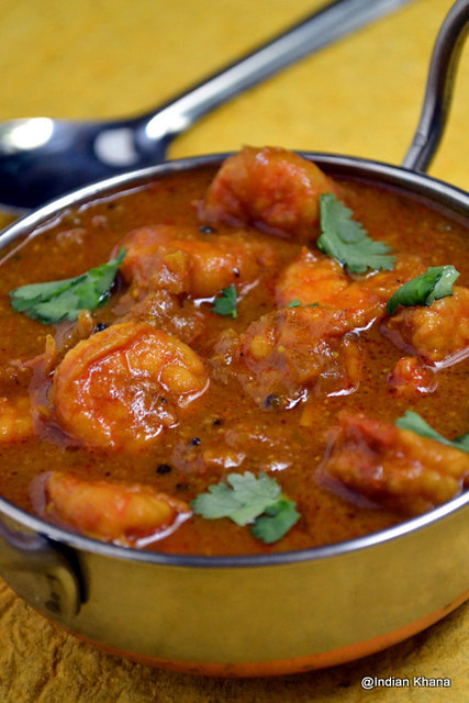 Indian Prawn Recipes
 Chettinad Prawn Curry