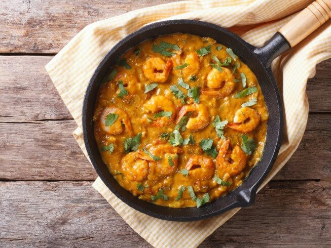 Indian Prawn Recipes
 Bhagari Jhinga Indian Shrimp Curry Recipe
