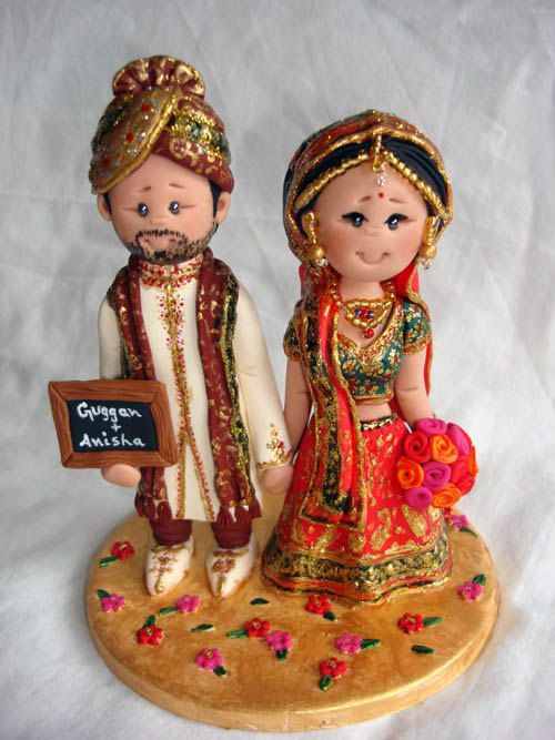 Indian Wedding Cake Toppers
 wedding cake