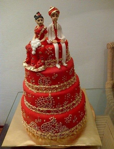 Indian Wedding Cake Toppers
 Adorable Indian Wedding Cake Topper