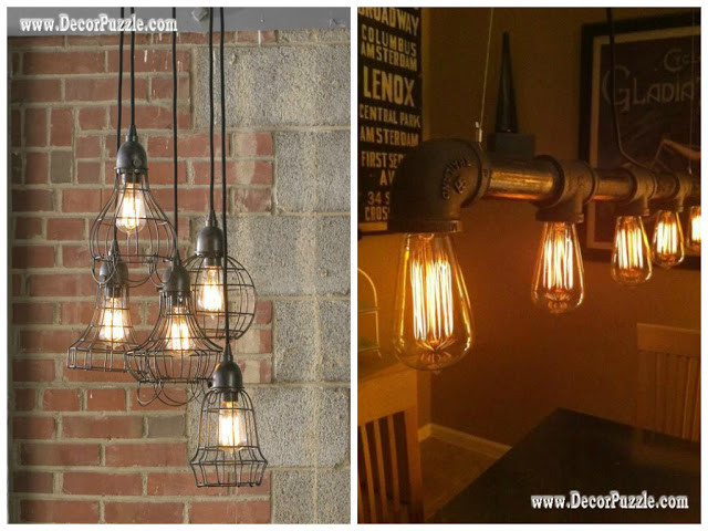 Industrial Kitchen Lighting
 Chic industrial kitchen style and furniture Top Secrets