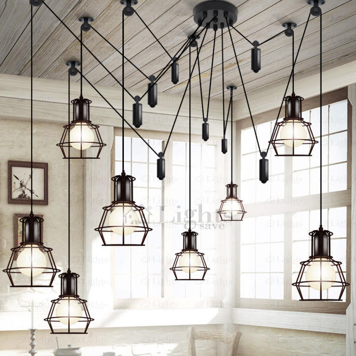 Industrial Kitchen Lighting
 10 light Country Style Industrial Kitchen Lighting Pendants