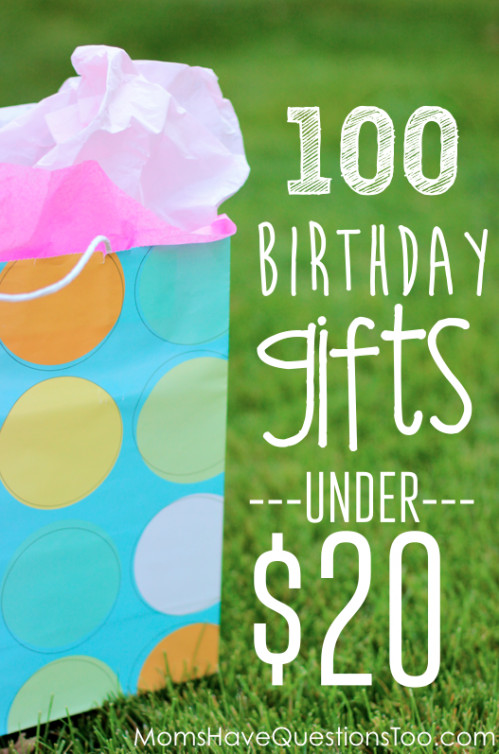 Inexpensive Birthday Gift Ideas
 Inexpensive Birthday Gift Ideas for Kids