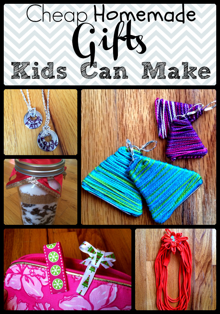 Inexpensive Christmas Gifts For Kids
 Cheap Homemade Gifts Kids Can Make