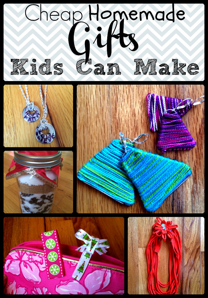 Inexpensive Gifts For Kids
 Cheap Homemade Gifts Kids Can Make