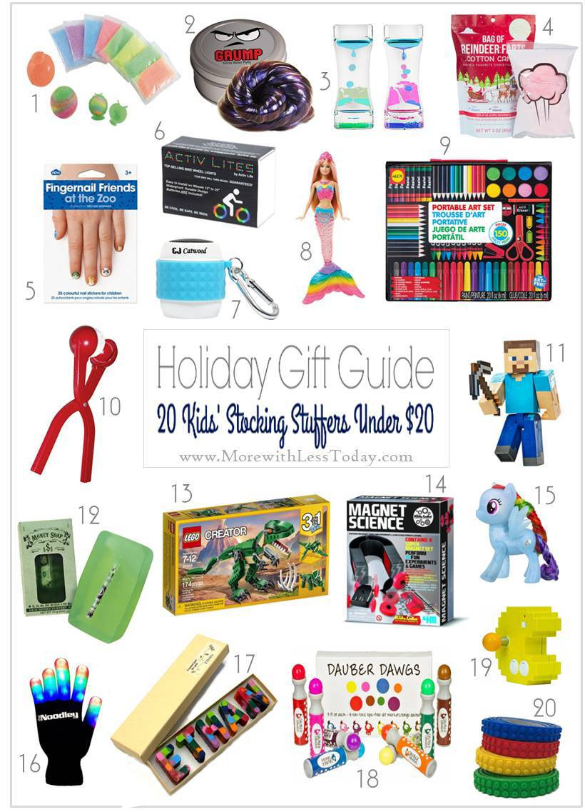 Inexpensive Gifts For Kids
 Stocking Stuffer Gifts Under $20 Inexpensive Gift Ideas