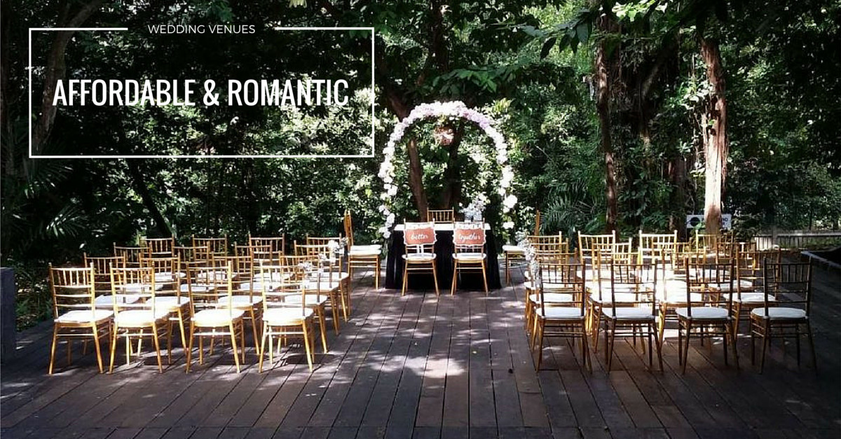 Inexpensive Wedding Venues
 8 Romantic But Affordable Wedding Venues In Singapore