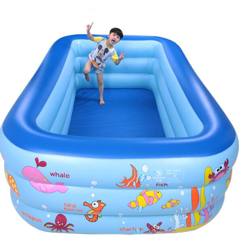 Inflatable Kids Swimming Pool
 Aliexpress Buy 250cm rectangle 3 ring Kids