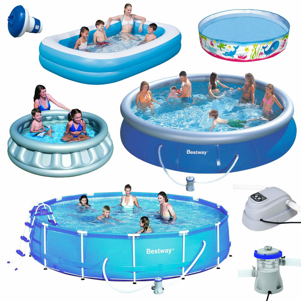 Inflatable Kids Swimming Pool
 OUTDOOR INFLATABLE SWIMMING PADDLING POOL GARDEN FAMILY