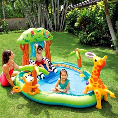 Inflatable Kids Swimming Pool
 Kids Swimming Pool Inflatable Water Slide Outdoor Small