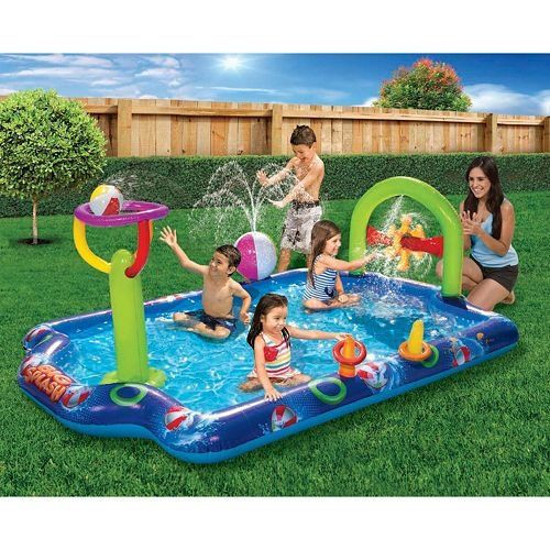 Inflatable Kids Swimming Pool
 Splish n splash fun Big Splash Inflatable Activity