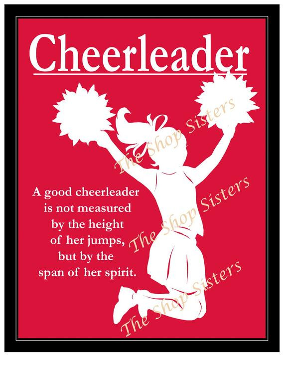 Inspirational Cheer Quotes
 Inspirational Cheerleading Poems And Quotes QuotesGram