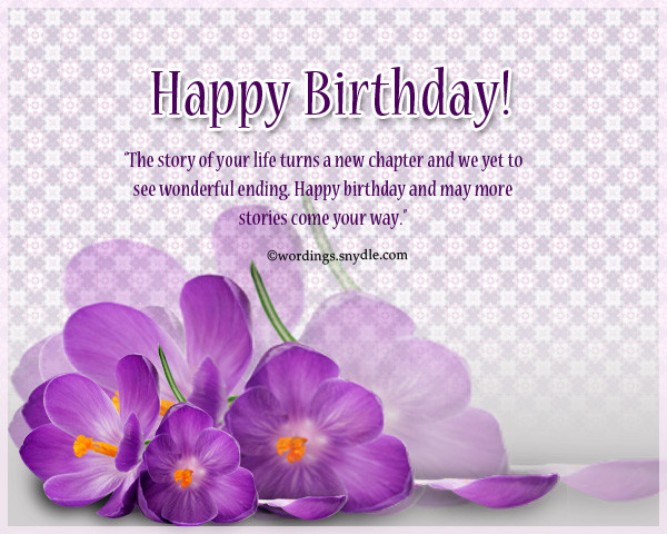 Inspirational Happy Birthday Wishes
 Inspirational Birthday Messages Wishes and Quotes