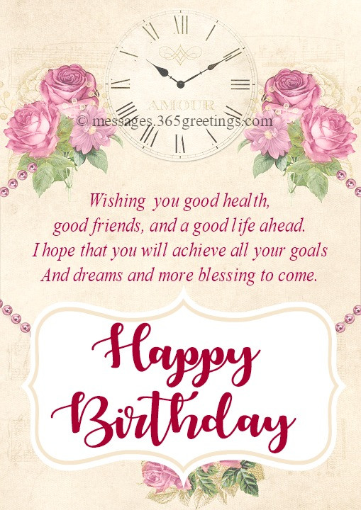 Inspirational Happy Birthday Wishes
 Inspirational Birthday Messages 365greetings