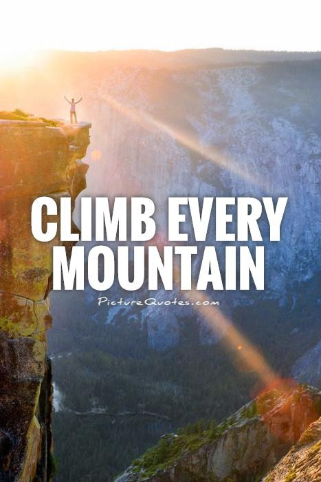 Inspirational Mountaineering Quotes
 Funny Mountain Climbing Quotes QuotesGram