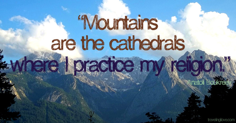 Inspirational Mountaineering Quotes
 Mountain Quotes About Beauty QuotesGram