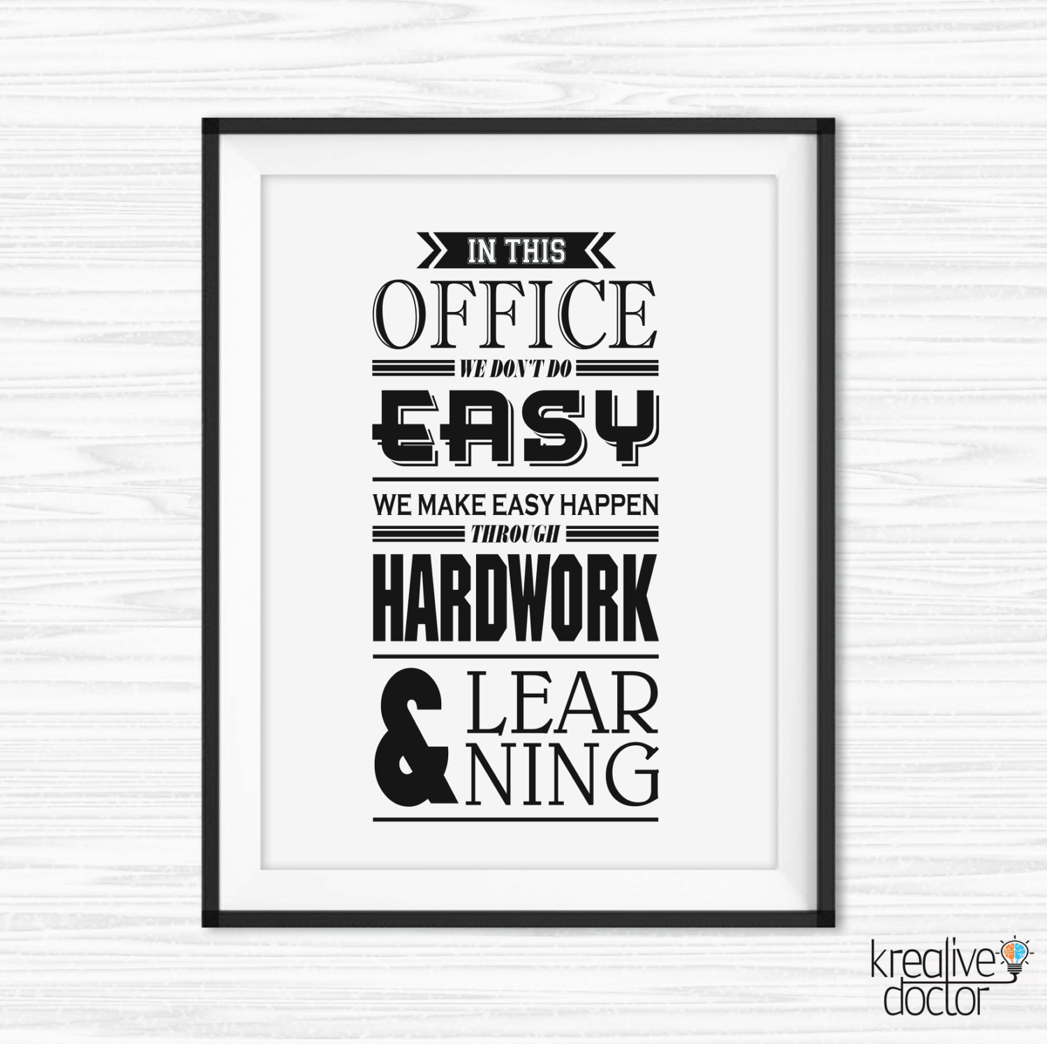 Inspirational Office Quote
 fice Wall Art Motivational Poster Inspiration Canvas Quotes
