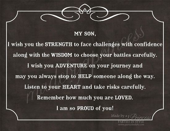 Inspirational Quote For My Son
 Quotes About Your Son