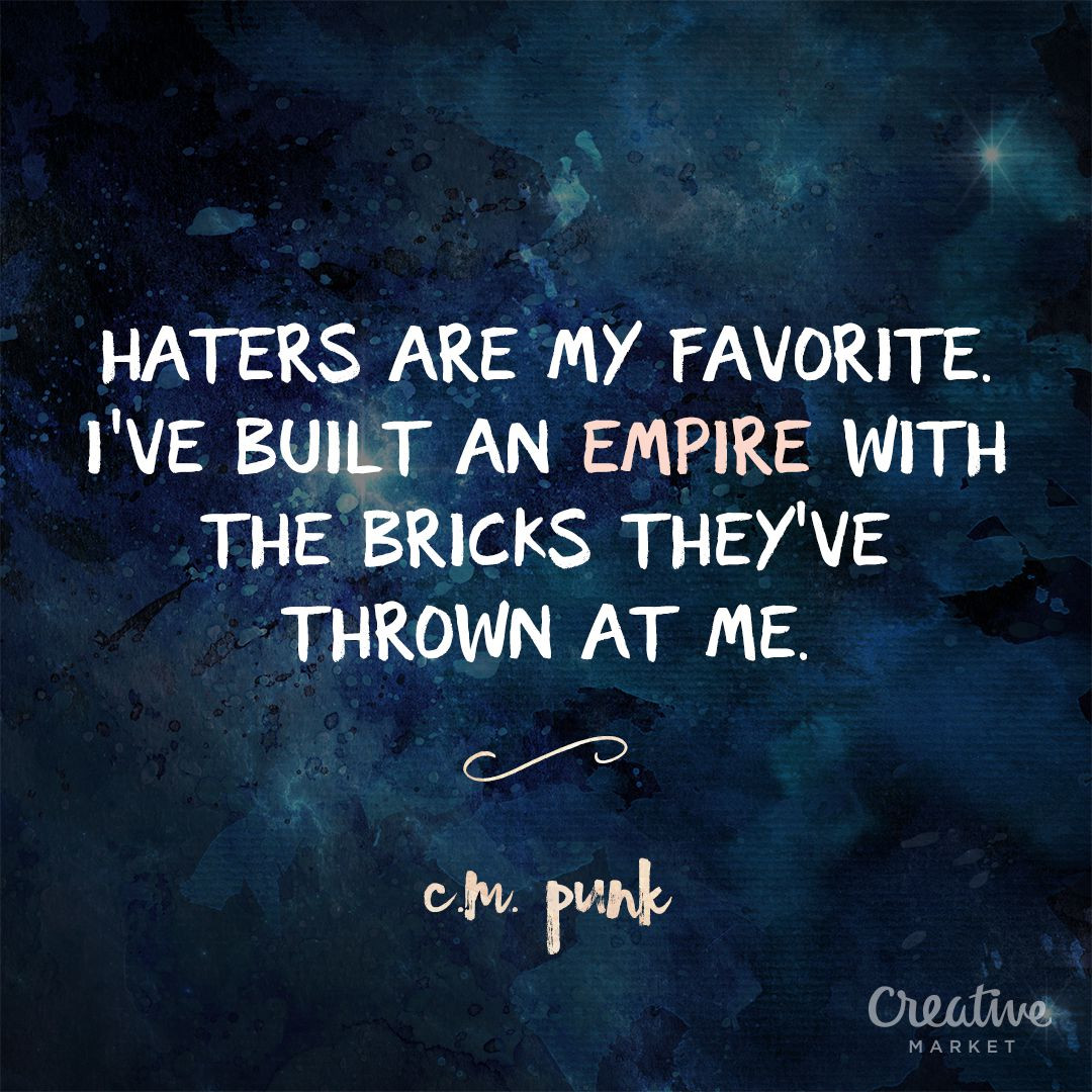Inspirational Quotes About Haters
 Defeat Haters 10 Bold Quotes That Inspire You To Do Your