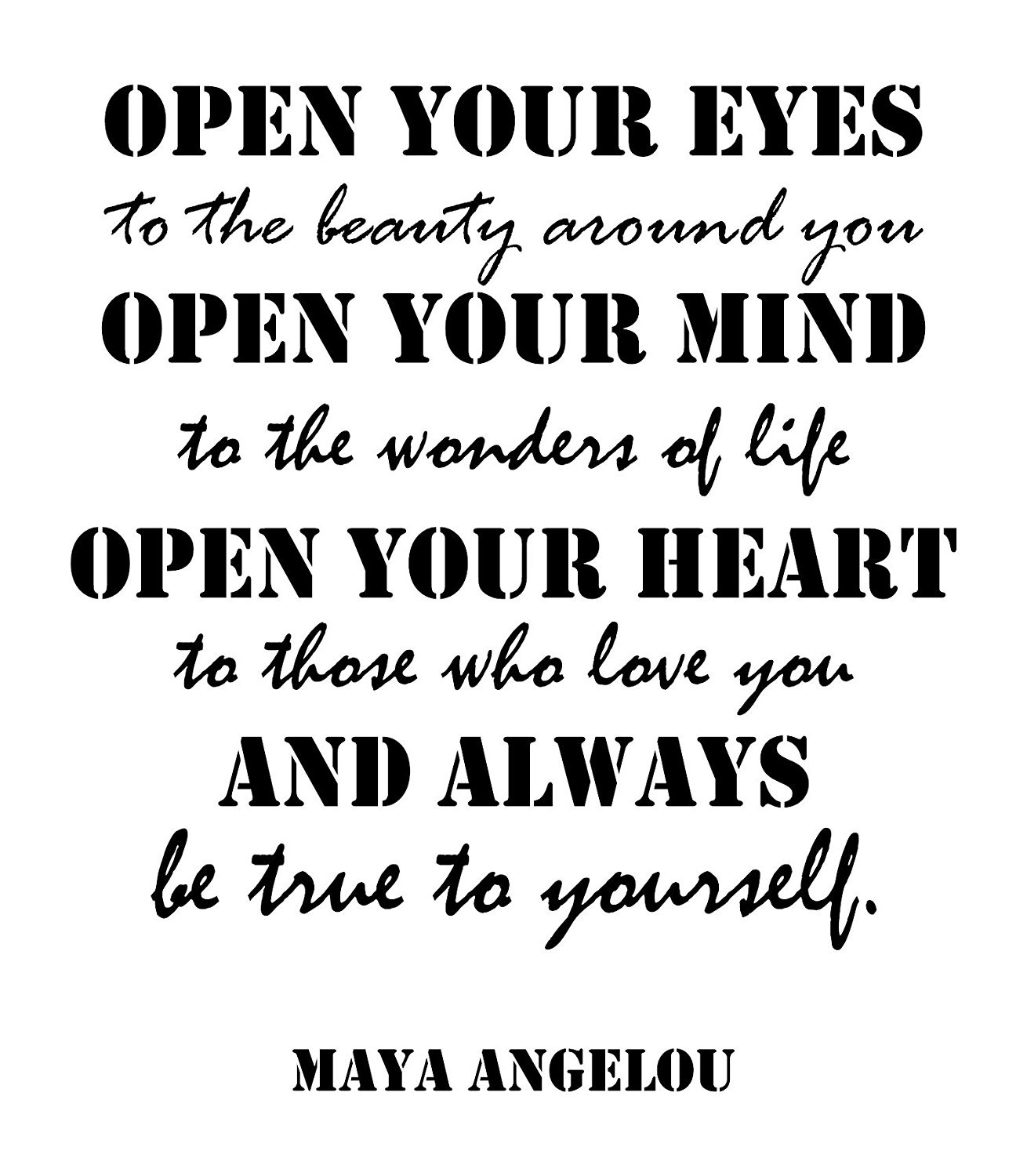 Inspirational Quotes Maya Angelou
 Maya Angelou Quotes Inspirational Wall Decals Wall