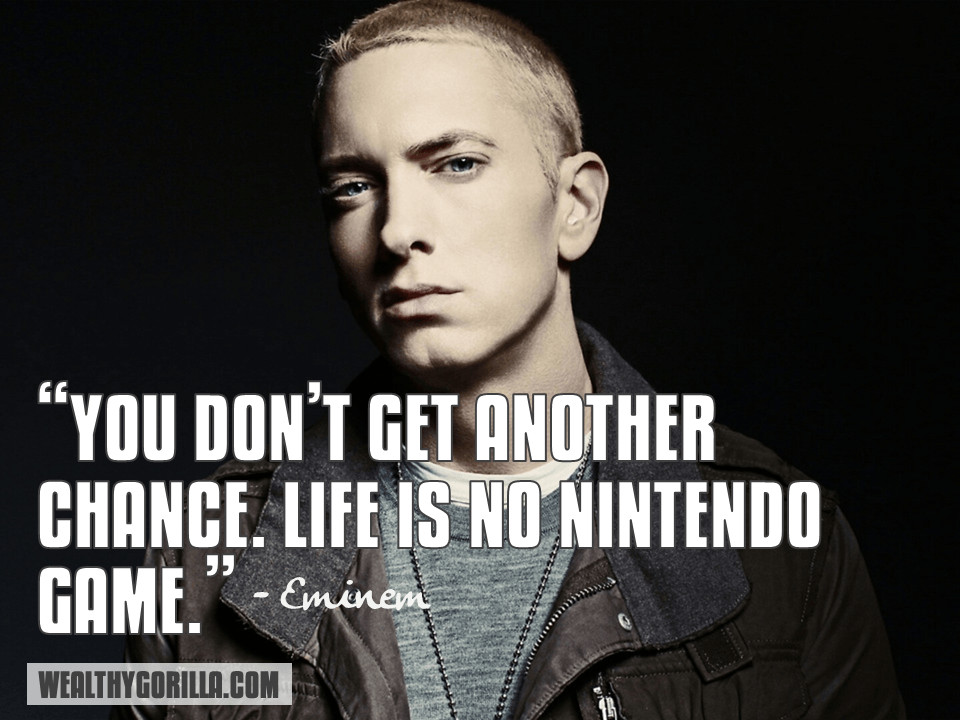 Inspirational Rapper Quotes
 66 Greatest Eminem Quotes & Lyrics of All Time