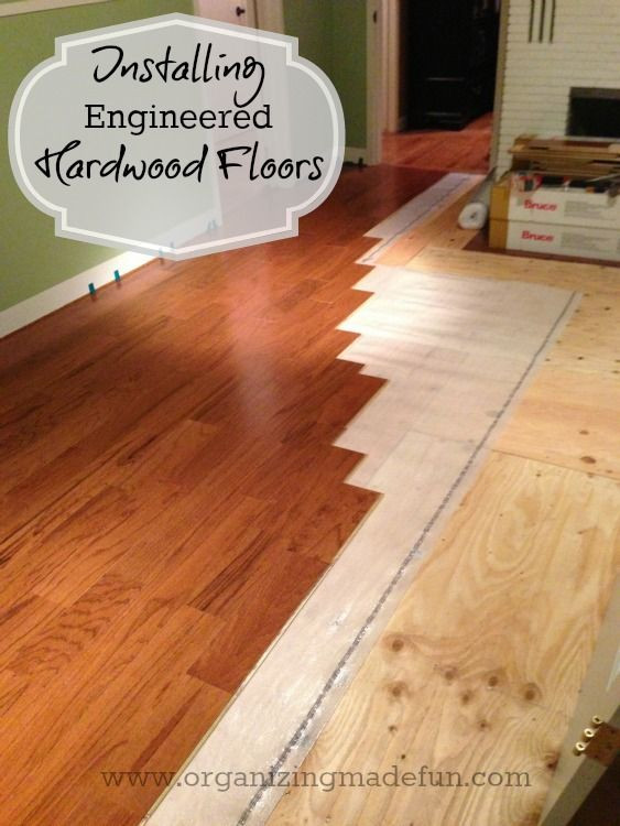 Install Hardwood Floor DIY
 How to install engineered hardwood floors