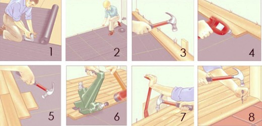 Install Hardwood Floor DIY
 DIY How to Install Wood Floors