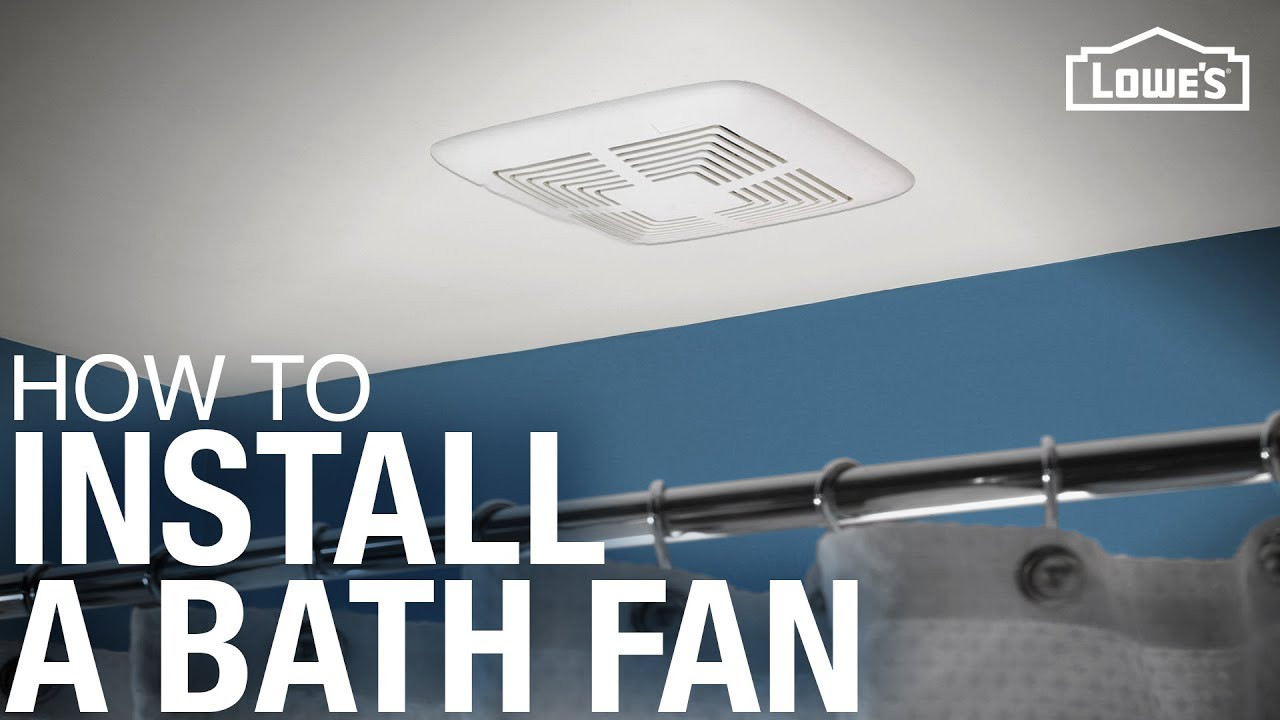 Installing A Bathroom Exhaust Fan
 How to Replace and Install a Bathroom Exhaust Fan