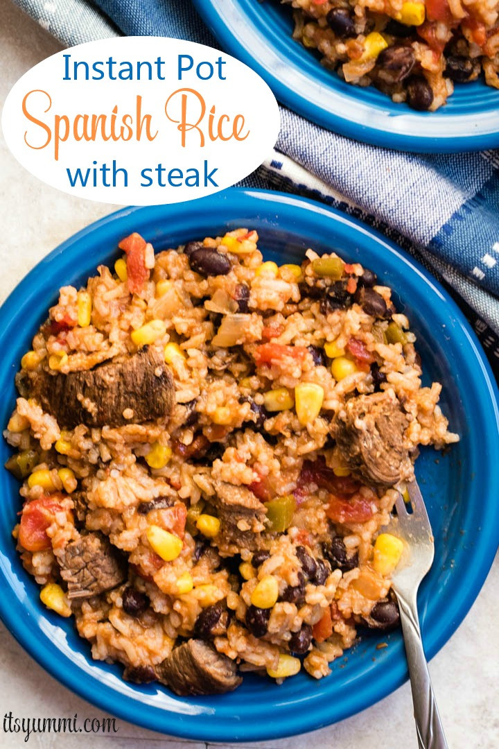 Instant Pot Flank Steak Recipes
 Instant Pot Spanish Rice with Beef Sirloin or Flank Steak